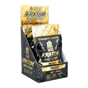 MODUS GOLD SERIES  KRATOM GUMMIES 1000MG  - MELLO INDO RELAX - STRAWBERRY LIMEADE