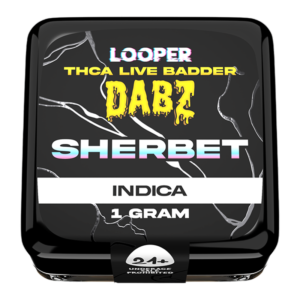 LOOPER THCA LIVE BADDER DABZ JAR 1G - SHERBET INDICA