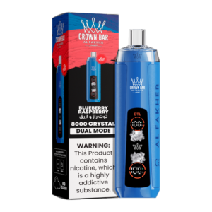 AL FAKHER CROWN BAR CRYSTAL 8000 - BLUEBERRY RASPBERRY