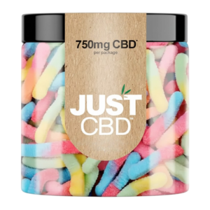 JUST CBD GUMMIES 750MG - SOUR WORMS