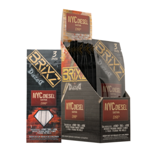 BRIXZ NYC X DAZED 3 PACK PRE-ROLL BOX OF 10 - NYC-DIESEL SATIVA