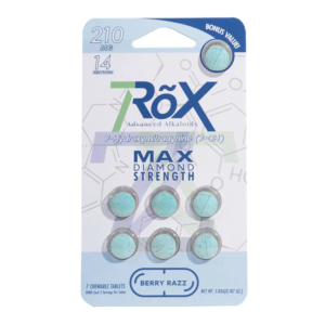 7ROX ADVANCED ALKALOIDS 7-HYDROXYMITRAGYNINE MAX DIAMOND STRENGTH TABLETS 30MG 7CT - BERRY RAZZ