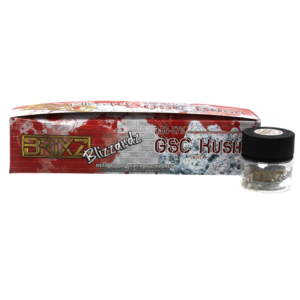 BRIXZ NYC X BLIZZARDZ THCA 3.5G FLOWER BOX OF 5 - GSC KUSH INDICA