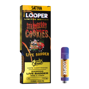 LOOPER LIVE BADDER 2G CARTRIDGE - STRAWBERRY COOKIES SATIVA