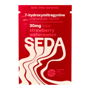 SEDA 7-HYDROXYMITRAGYNINE CHEWABLE TABLETS 30MG 1CT - STRAWBERRY WATERMELON