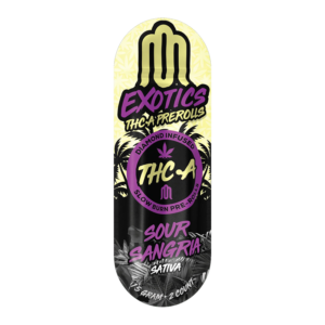 MODUS EXOTICS DIAMOND INFUSED SLOW BURNING 1.5G 2PK THC-A PRE-ROLLS - SOUR SANGRIA SATIVA