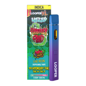 LOOPER XL LIFTED SERIES LIVE RESIN 3G DISPOSABLE - FORBIDDEN FRUIT INDICA
