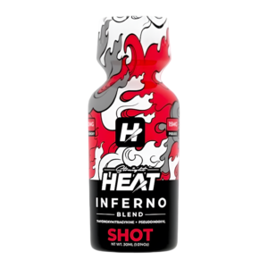 STRAIGHT HEAT INFERNO BLEND 7-HYDROXYMITRAGYNINE + PSEUDOINDOXYL SHOTS 30ML 45MG - UNFLAVORED