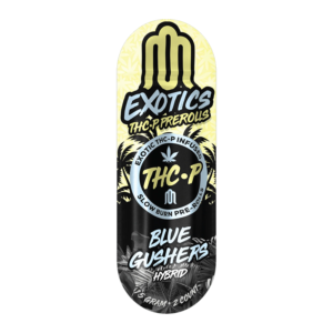 MODUS EXOTICS DIAMOND INFUSED SLOW BURNING 1.5G 2PK THC-P PRE-ROLLS - BLUE GUSHERS HYBRID