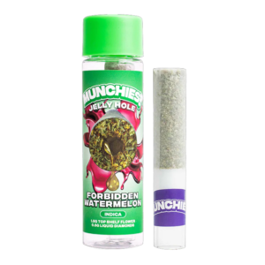 MUNCHIES JELLY HOLE 1.5G PRE-ROLLS - FORBIDDEN WATERMELON INDICA