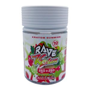 RAVE KRATOM GUMMIES - ECSTASY CHERRY LIMEADE