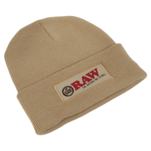 RAW BEANIE HAT - TAN