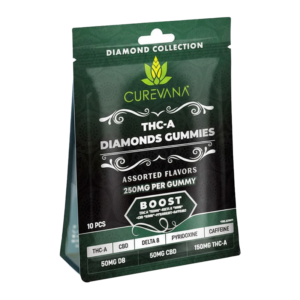 CUREVANA THC-A DIAMOND GUMMIES 250MG 10CT - BOOST