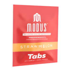 MODUS ADVANCED KRATOM ALKALOIDS PSEUDOINDOXYL TABLETS POUCH 20MG 1CT - STRAWMELON
