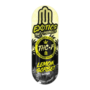 MODUS EXOTICS DIAMOND INFUSED SLOW BURNING 1.5G 2PK THC-P PRE-ROLLS - LEMON SORBET SATIVA