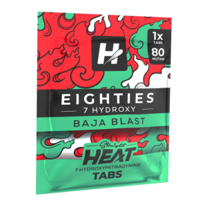 STRAIGHT HEAT EIGHTIES 7-HYDROXY TABLETS 80MG 1CT - BAJA BLAST
