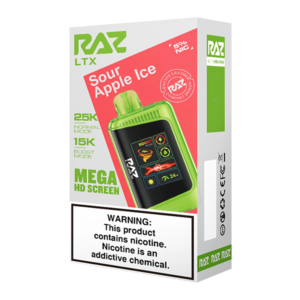 RAZ LTX25000 STANDARD EDITION - SOUR APPLE ICE