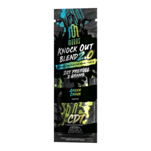 MODUS KNOCK OUT BLEND 2.0 PRE-ROLLS BOX OF 10 - GREEN CRACK SATIVA