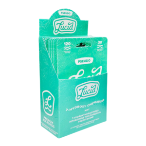 LUCID 7-HYDROXY CHEWABLES 7-HYDROXYMITRAGYNINE + MITRAGYNINE PSEUDOINDOXYL PSEUDO BLEND TABLETS 30MG 4CT - MINT