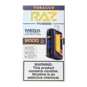 RAZ TN9000 STANDARD EDITION BOX OF 5 - TOBACCO