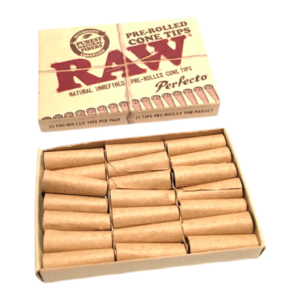 RAW TIPS BOX - PERFECTO 21 TIPS BOX OF 20