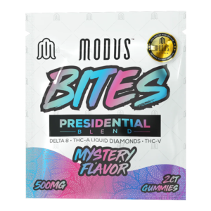MODUS BITES PRESIDENTIAL BLEND 500MG 2 CT GUMMIES - MYSTERY FLAVORS