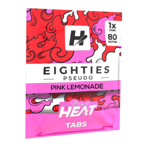 STRAIGHT HEAT EIGHTIES PSEUDO TABLETS 80MG 1CT - PINK LEMONADE