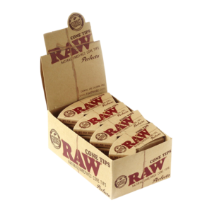 RAW TIPS BOX - PERFECTO CONE TIPS BOX OF 24
