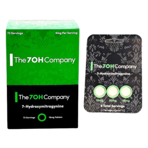 THE 7OH COMPANY 7-HYDROXYMITRAGYNINE TABLETS 18MG 3CT - UNFLAVORED