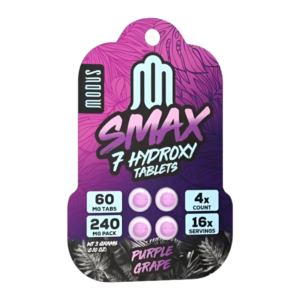 MODUS SMAX 7-HYDROXY TABLETS 60MG 4CT - PURPLE GRAPE
