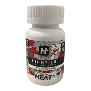 STRAIGHT HEAT EIGHTIES 7-HYDROXY TABLETS BOTTLE 80MG 10CT - MYSTERY FLAVOR