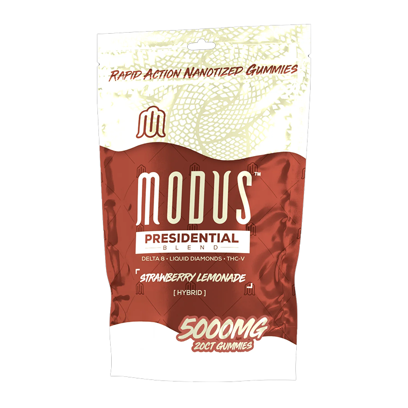 MODUS PRESIDENTIAL BLEND 5000MG GUMMIES - STRAWBERRY LEMONADE HYBRID