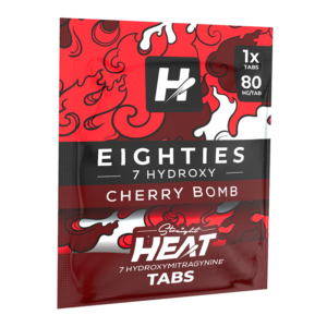 STRAIGHT HEAT EIGHTIES 7-HYDROXY TABLETS 80MG 1CT - CHERRY BOMB