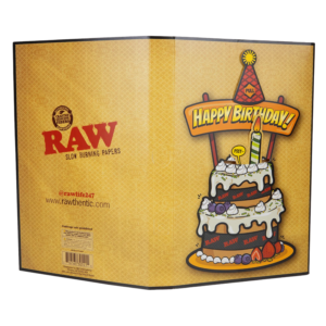 RAW BIRTHDAY CARD - PACK OF 5