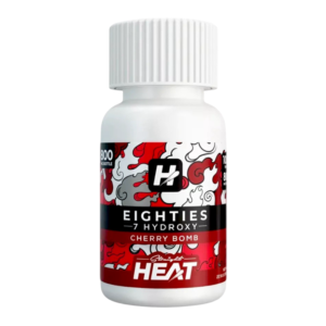 STRAIGHT HEAT EIGHTIES 7-HYDROXY TABLETS BOTTLE 80MG 10CT - CHERRY BOMB
