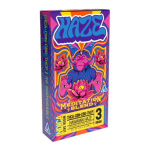 HAZE LIVE RESIN DISPOSABLE 3G - MEDITATION BLEND - HAWAIIAN HAZE INDICA