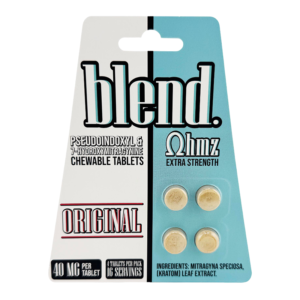 BLEND OHMZ PSEUDOINDOXYL & 7-HYDROXYMITRAGYNINE TABLETS 40MG 4CT - ORIGINAL