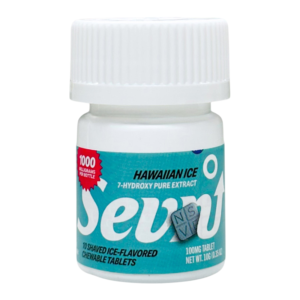 SEVN UP 7-HYDROXY PURE EXTRACT TABLETS BOTTLE 100MG 10CT - HAWAIIAN ICE