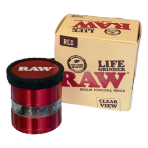 RAW LIFE GRINDER - RED CLEAR VIEW