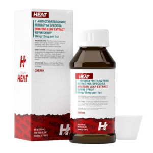 STRAIGHT HEAT 7-HYDROXYMITRAGYNINE KRATOM EXTRACT SIPPIN SYRUP