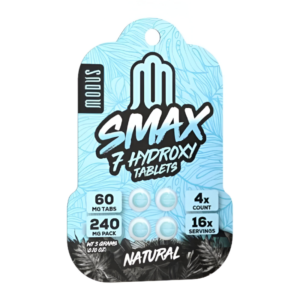 MODUS SMAX 7-HYDROXY TABLETS 60MG 4CT - NATURAL