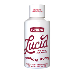LUCID PREMIUM ALKALOIDS 7-HYDROXY SUPREME BLEND SHOTS 30ML 60MG - TROPICAL PUNCH BOX OF 6