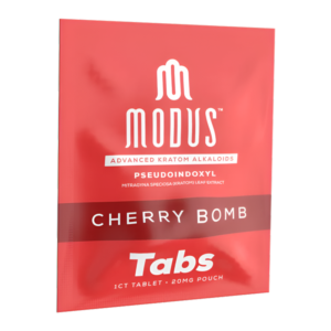 MODUS ADVANCED KRATOM ALKALOIDS PSEUDOINDOXYL TABLETS POUCH 20MG 1CT - CHERRY BOMB