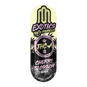 MODUS EXOTICS DIAMOND INFUSED SLOW BURNING 1.5G 2PK THC-A PRE-ROLLS - CHERRY BLOSSOM INDICA