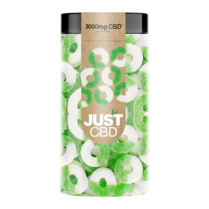 JUST CBD GUMMIES 3000MG - APPLE RINGS