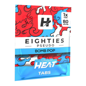 STRAIGHT HEAT EIGHTIES PSEUDO TABLETS 80MG 1CT - BOMB POP