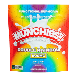 MUNCHIES CEREAL CRUNCHIES 500MG - DOUBLE RAINBOW