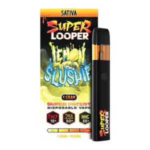 SUPER LOOPER SUPER POTENT 1G DISPOSABLE - LEMON SLUSHIE SATIVA
