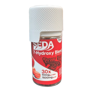 SEDA 7-HYDROXYMITRAGYNINE CHEWABLE TABLETS JAR 50MG 30CT - CHERRY BLAST