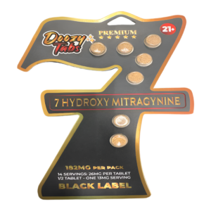 DOOZY TABS 7-HYDROXYMITRAGYNINE TABLETS 26MG 7CT - BLACK LABEL